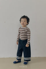 ［The beige］Tape Line Pants