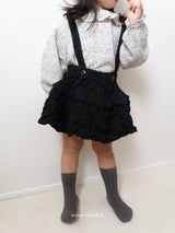 ［mimi market］Sion crinkle suspender skirt