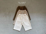［La.camel］Obe corduroy span pants
