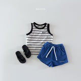 ［Bonito］Double stripe sleeveless