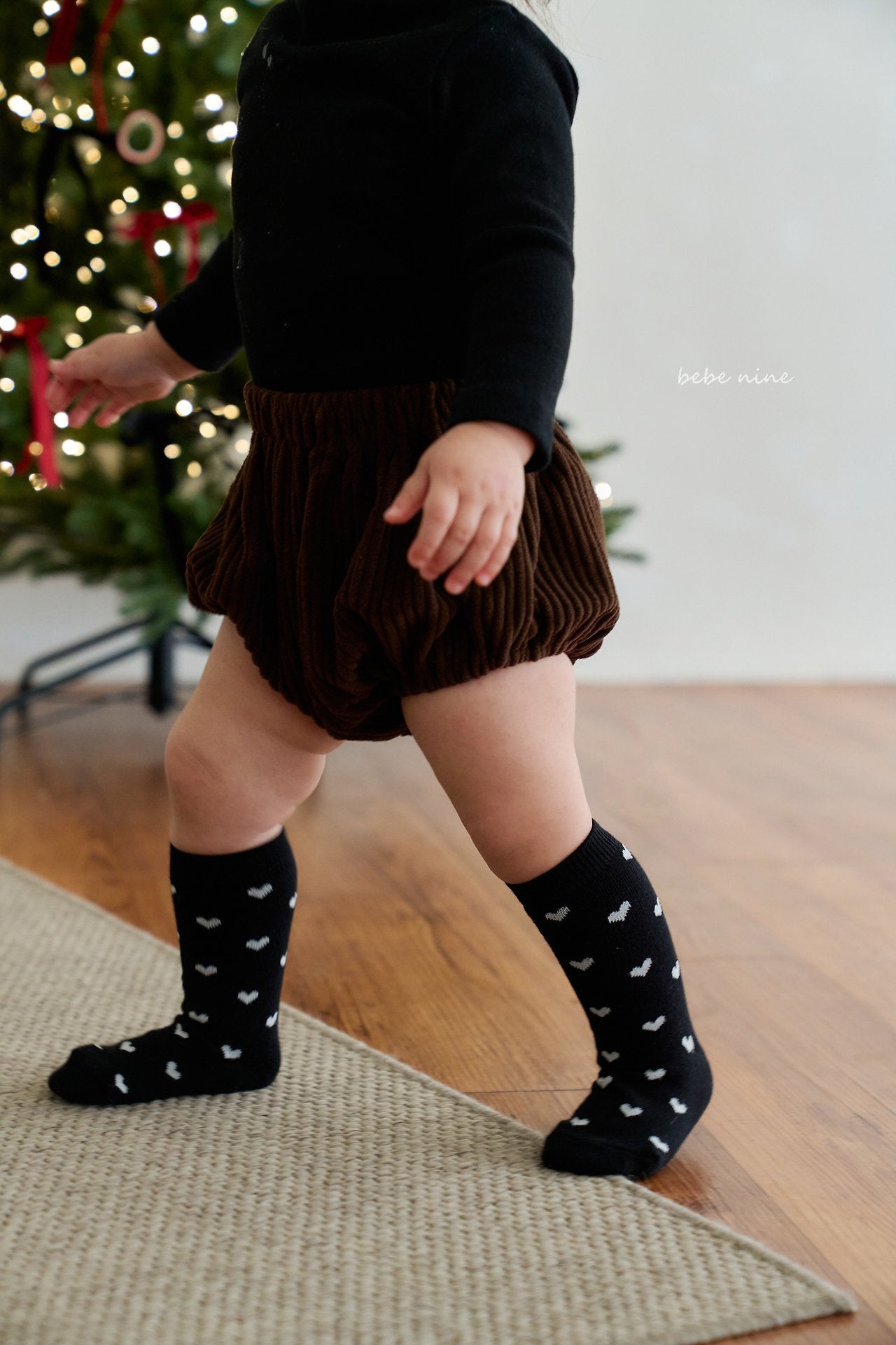 ［bebenine］Nine Heart Knee Socks Set