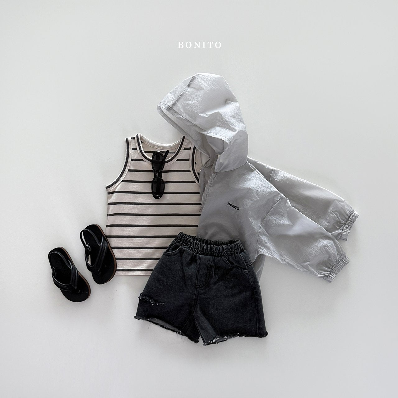 ［Bonito］Stripe sleeveless