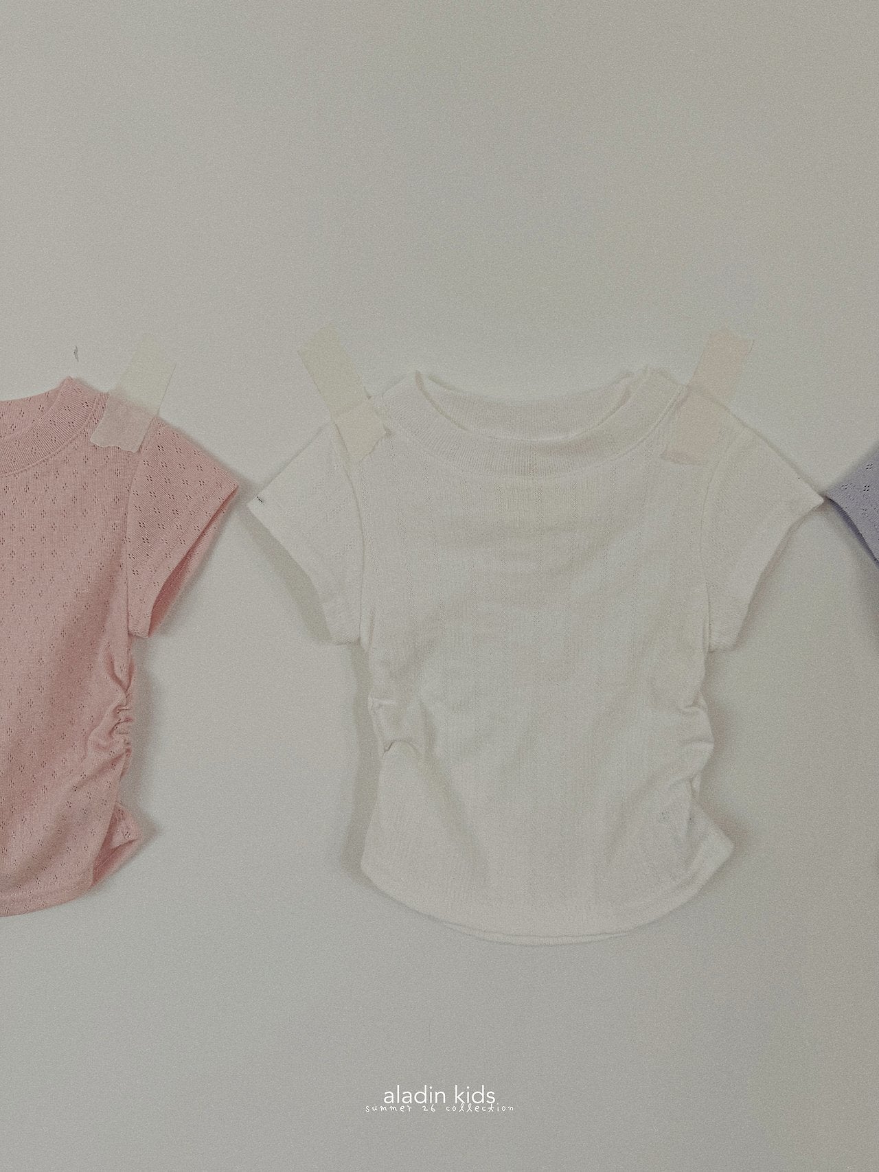 ［aladin］Eyelet shirring tops