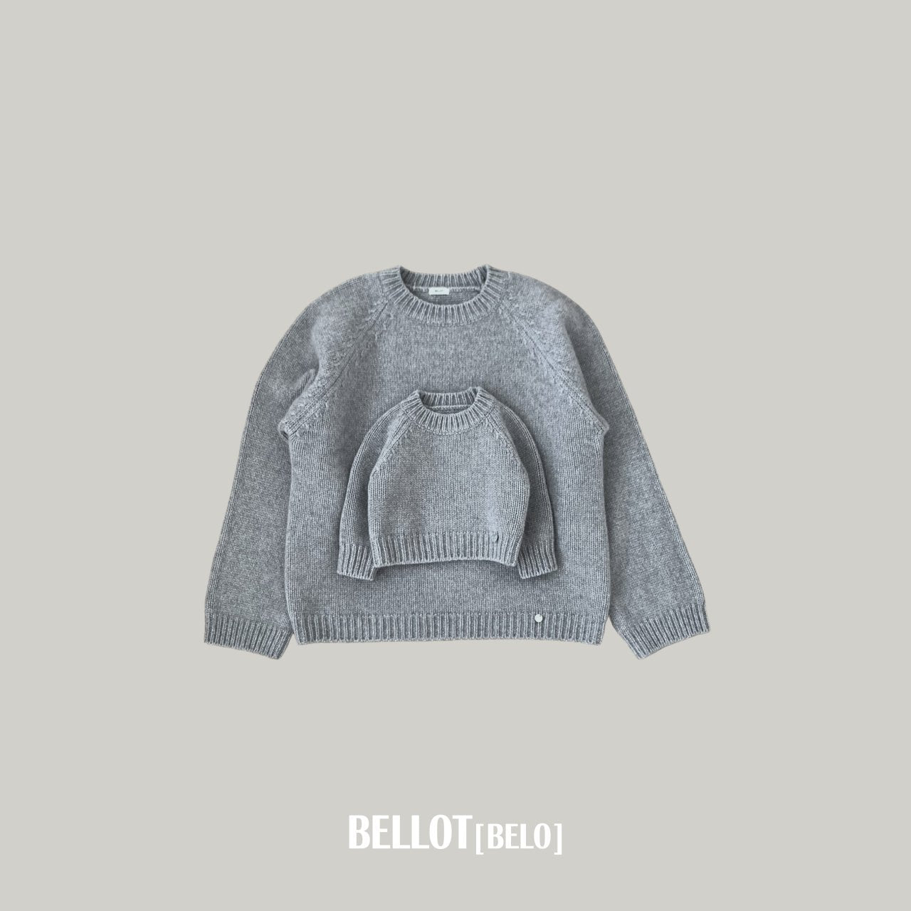 ［BELLOT］Via wool knit (mom)