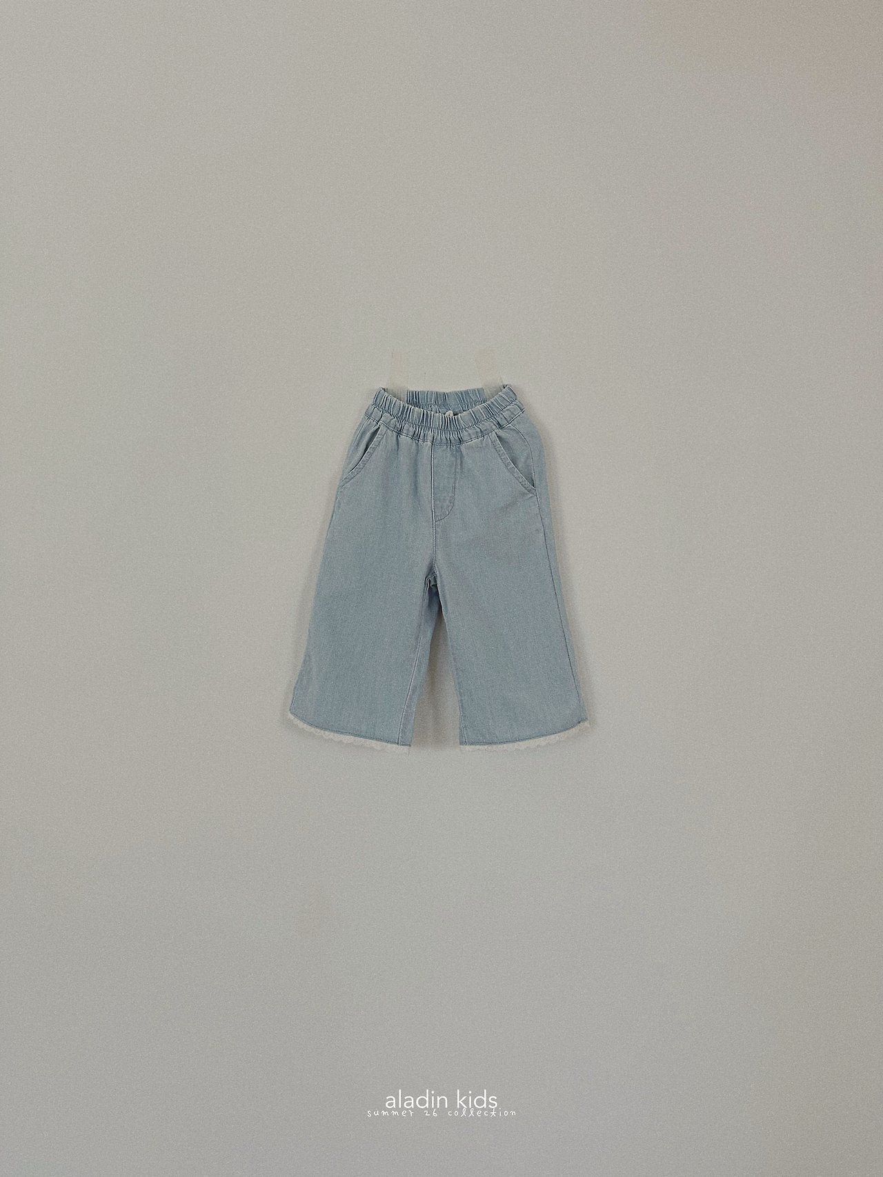 ［aladin］Lace denim pants