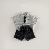 ［Bonito］Couple stripe shirt