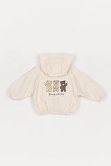 ［The beige］Bear Jumper