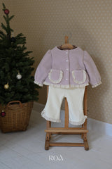 ［ROA］Frill flare pants