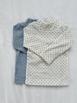 ［azalea］Ghana dot halfneck tops (baby)