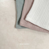 ［mimi market］Hilton rib tee