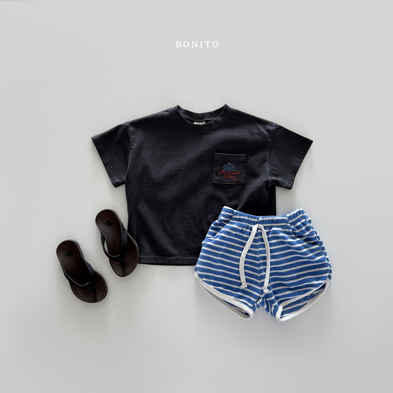 ［Bonito］Sailing vessel pocket tee