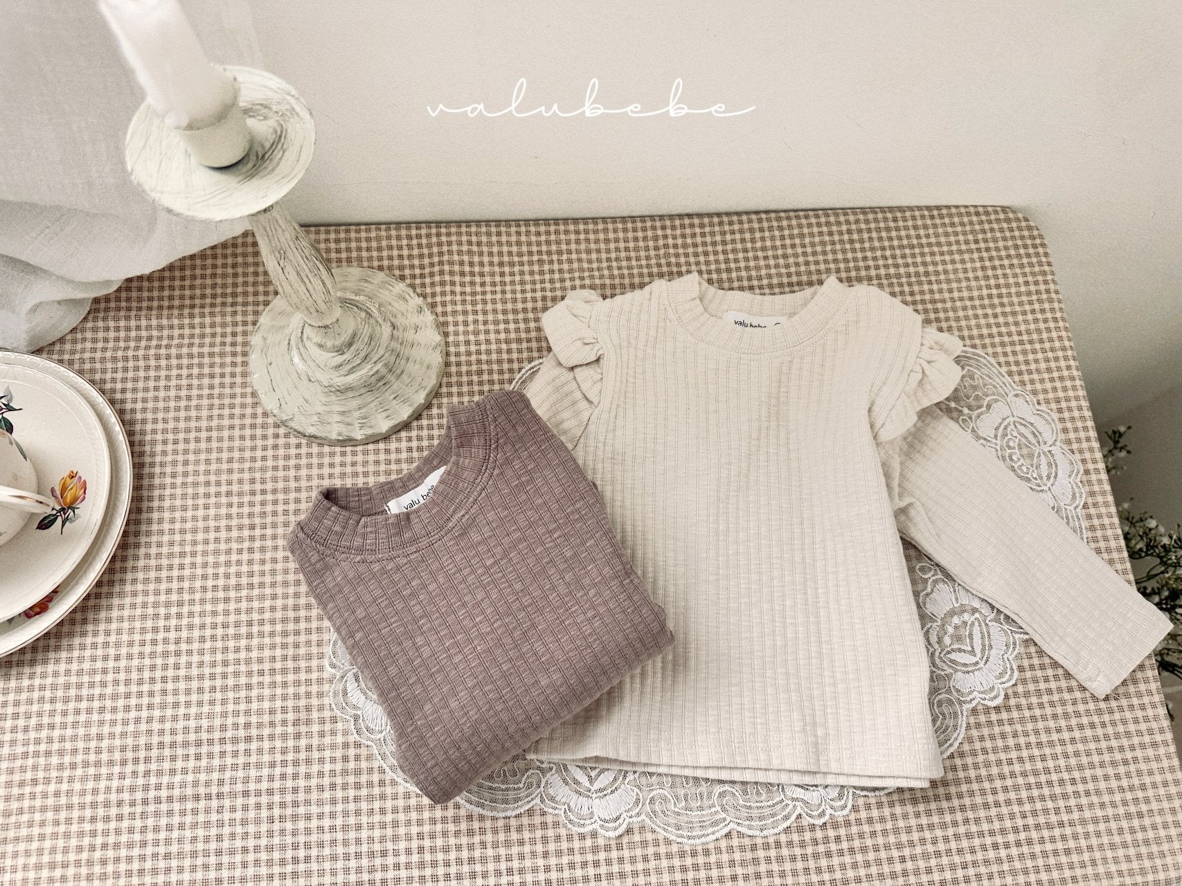 ［valubebe］Frill wing tee (baby & kids)
