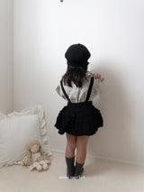 ［mimi market］Sion crinkle suspender skirt