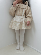 ［mimi market］Sion crinkle suspender skirt