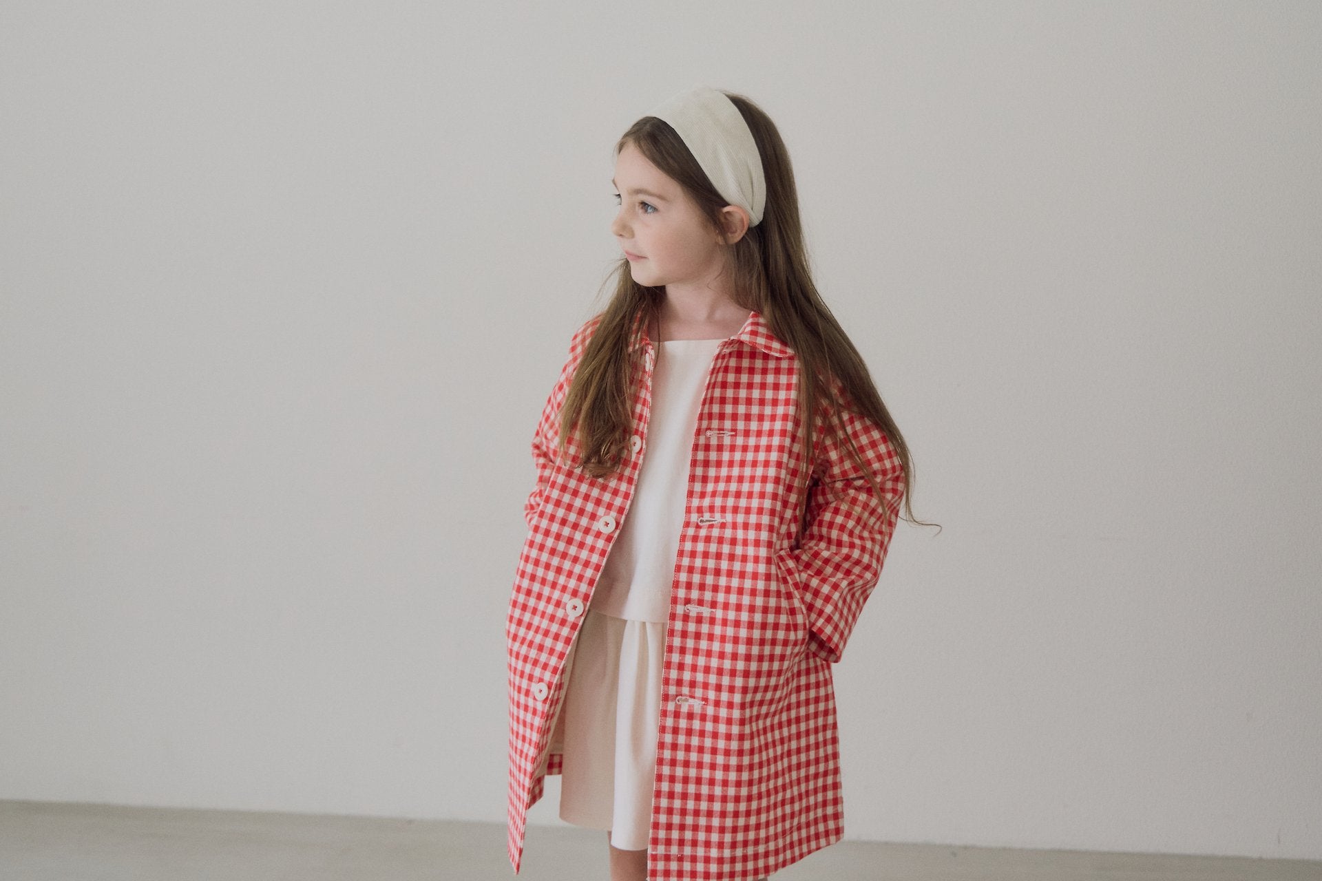 [soye] Alto check coat