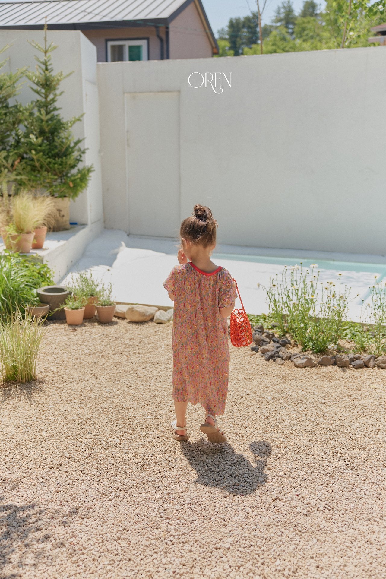 ［OREN］Rozy pleats one-piece