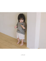 ［melmel］Strong twist 3/4 sleeve tee
