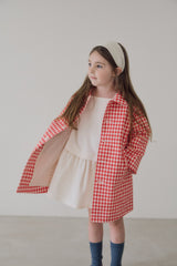 [soye] Alto check coat