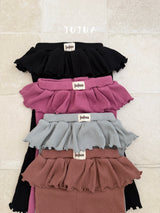 ［jujua］Frill flare pants