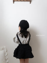 ［mimi market］Sion crinkle suspender skirt
