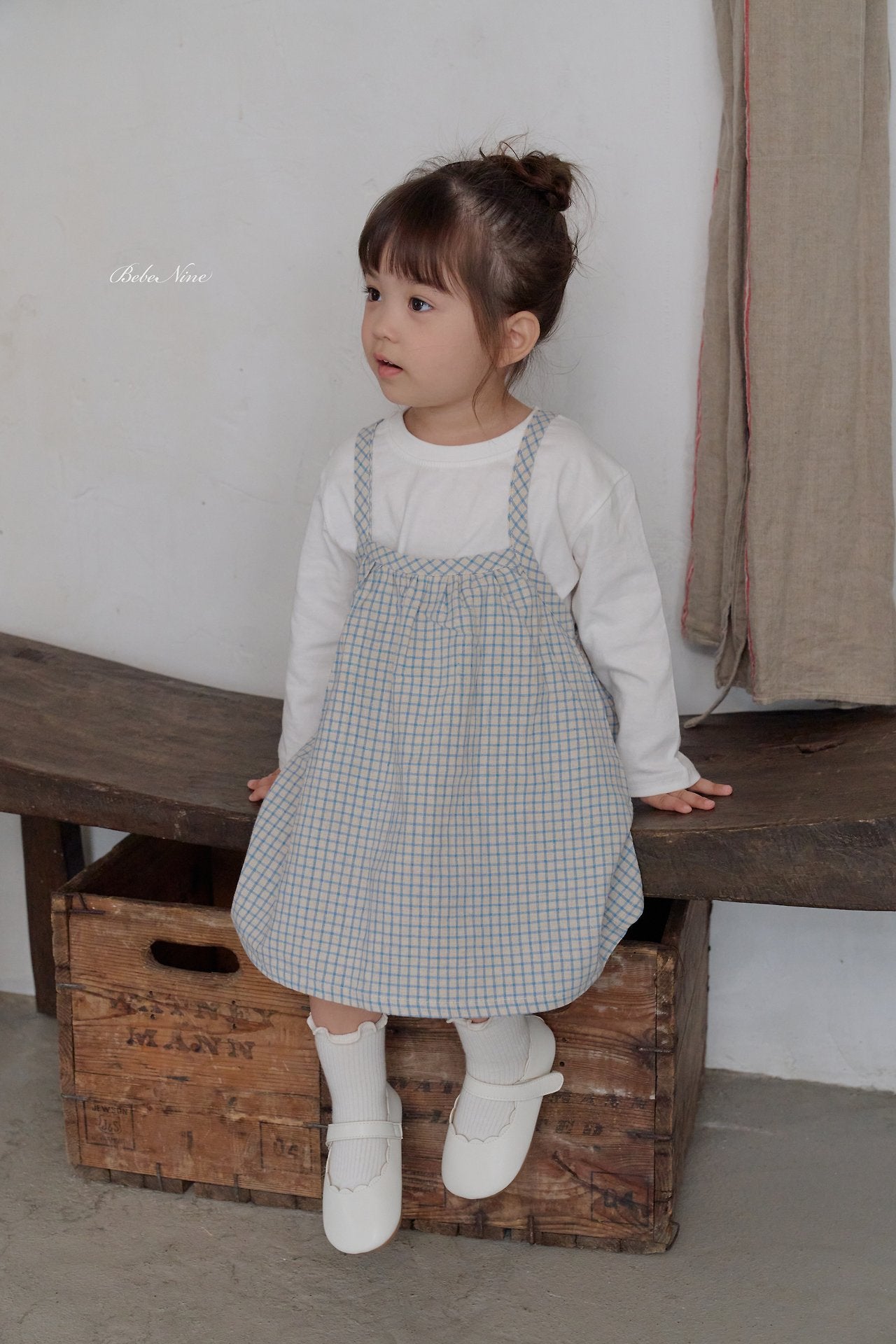 ［bebenine］Caramel Pinafore Skirt
