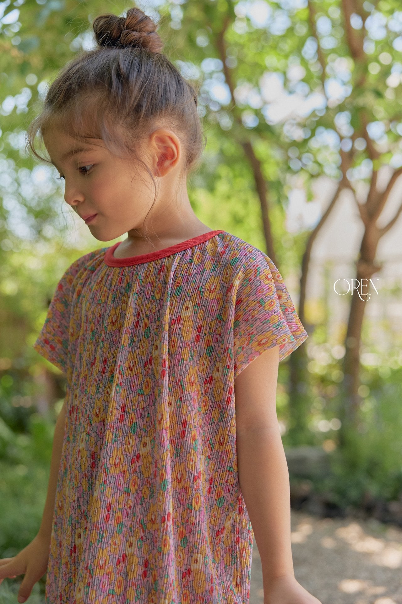 ［OREN］Rozy pleats one-piece
