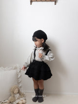 ［mimi market］Sion crinkle suspender skirt