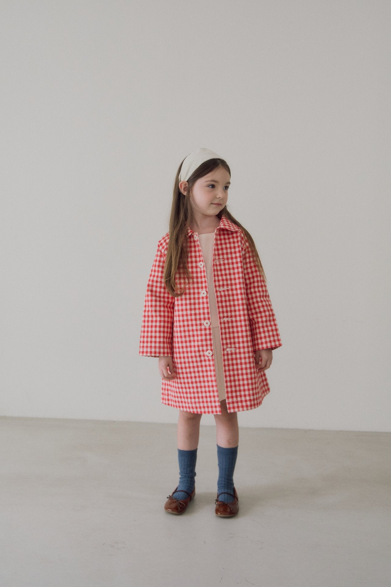 [soye] Alto check coat