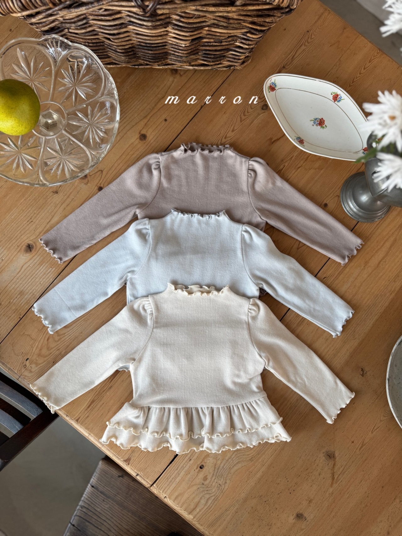 ［marron］Cancan mellow tops