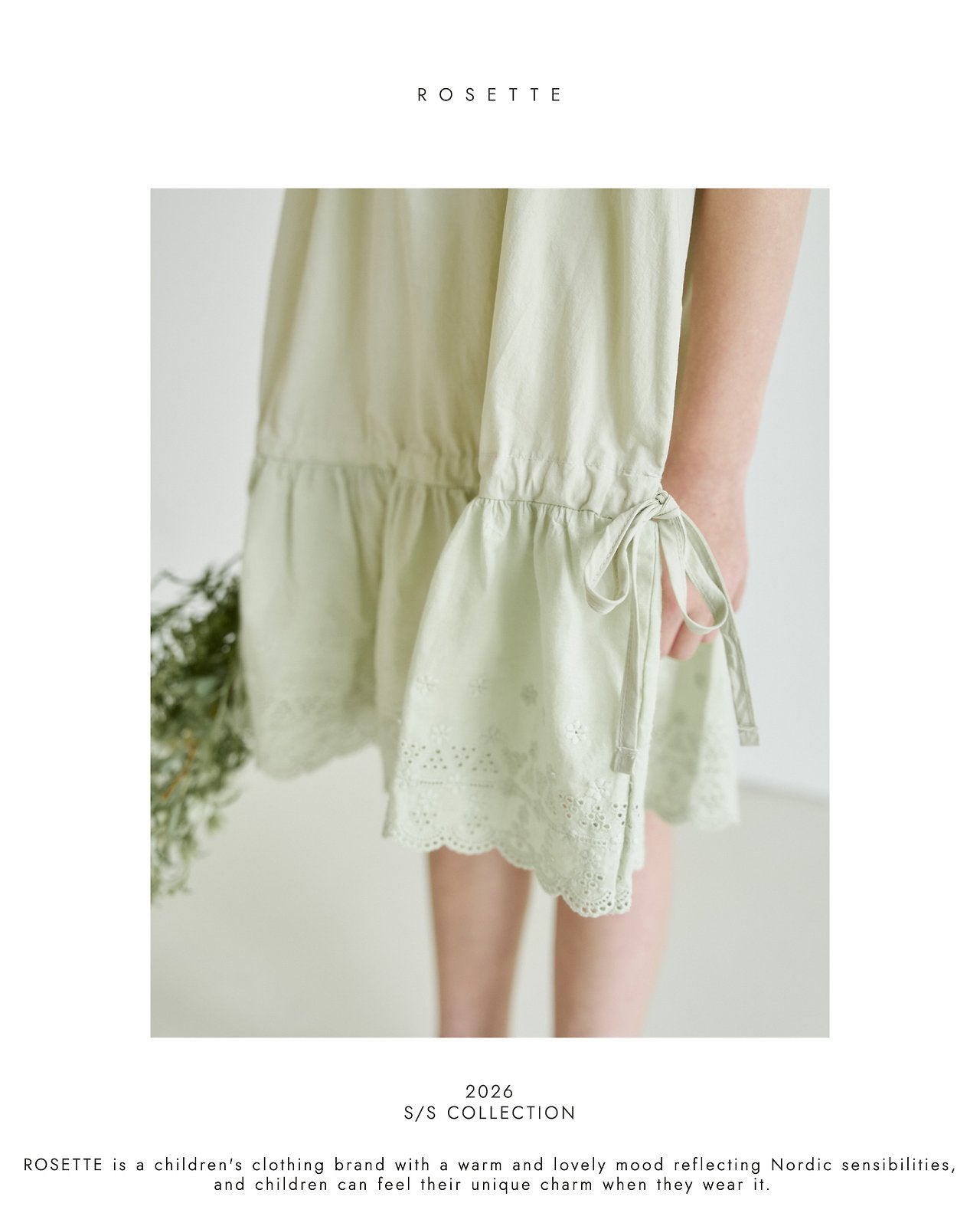 ［ROSETTE］Page frill one-piece