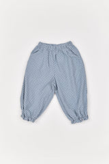 ［The beige］Dot Frill Pants