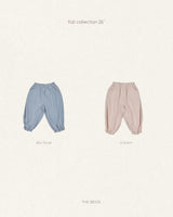 ［The beige］Dot Frill Pants