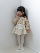 ［mimi market］Sion crinkle suspender skirt
