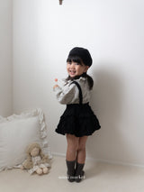 ［mimi market］Sion crinkle suspender skirt
