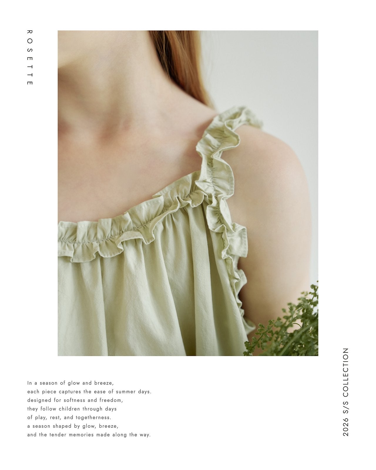 ［ROSETTE］Page frill one-piece