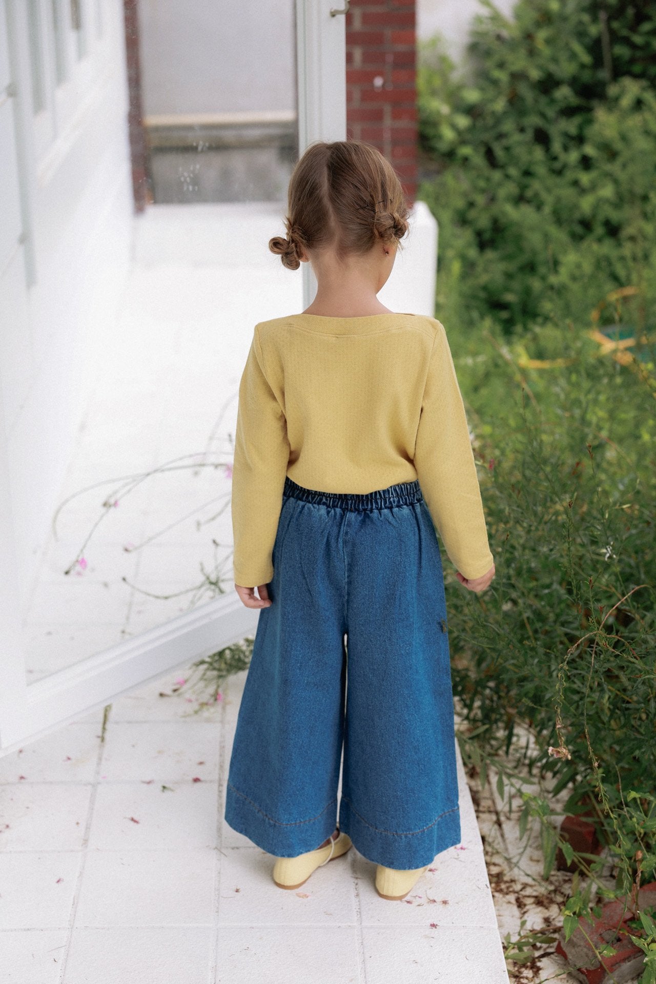 ［azalea］Roem tuck denim pants (kids)