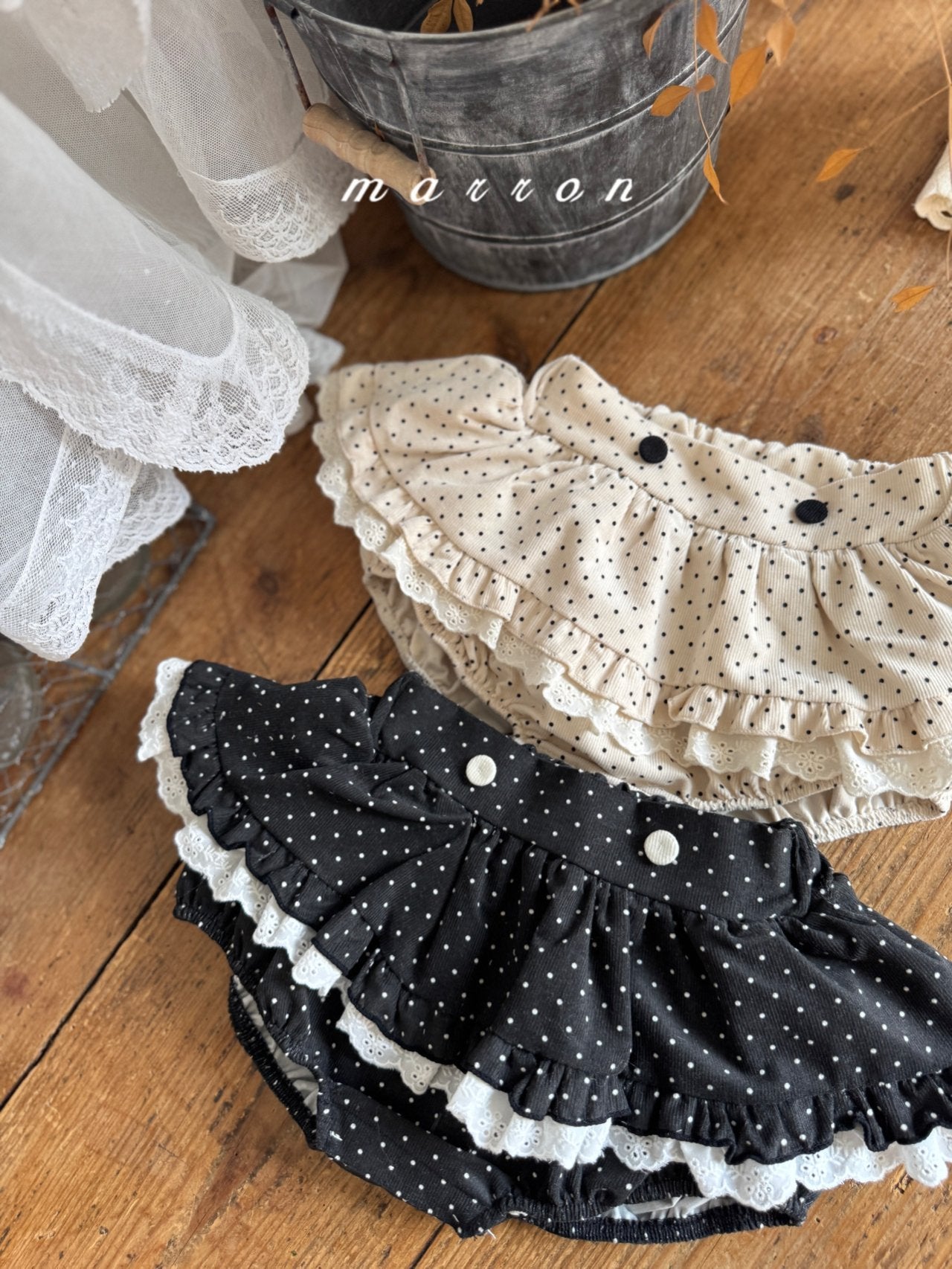［marron］Mimi dot bloomer