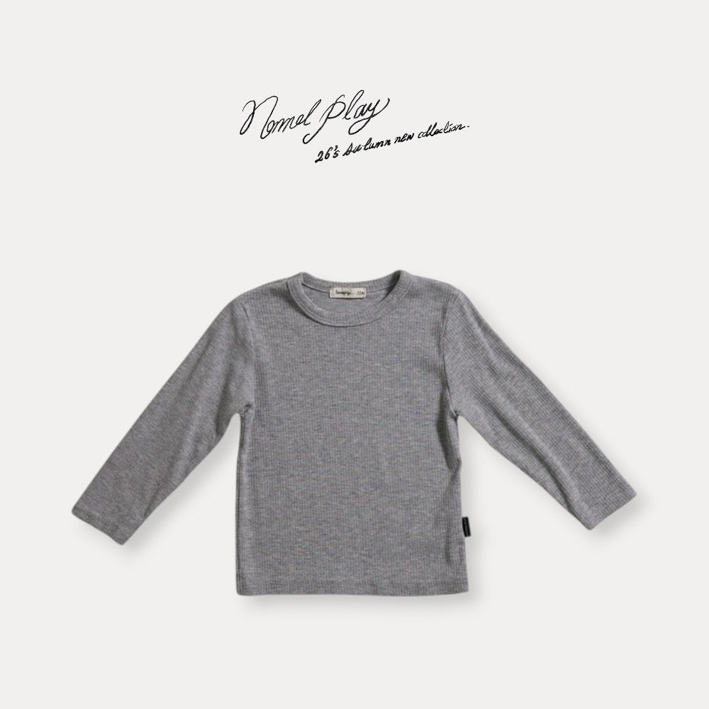 ［normalplay］Softy Autumn Long Sleeve Tee