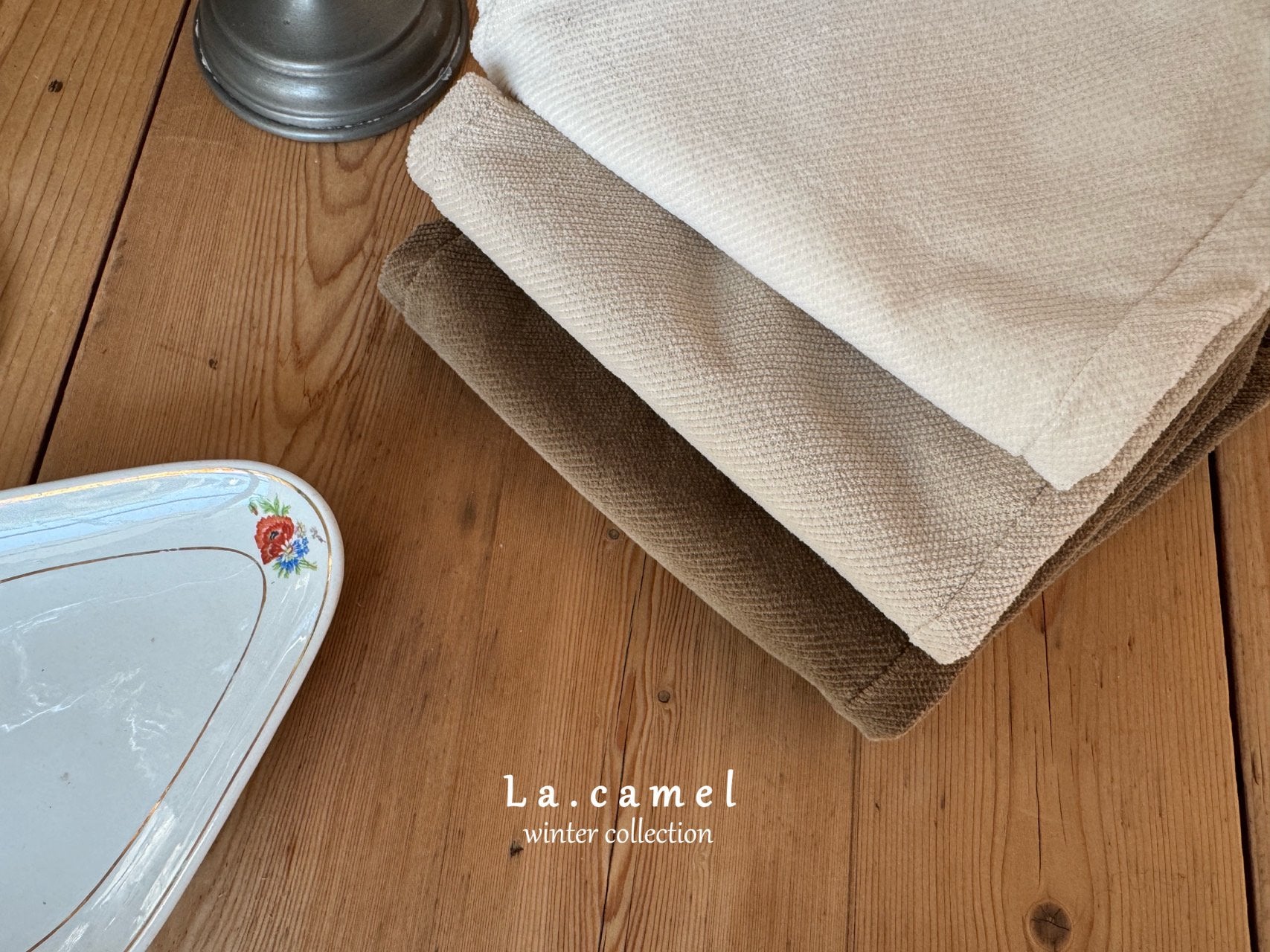 ［La.camel］Obe corduroy span pants