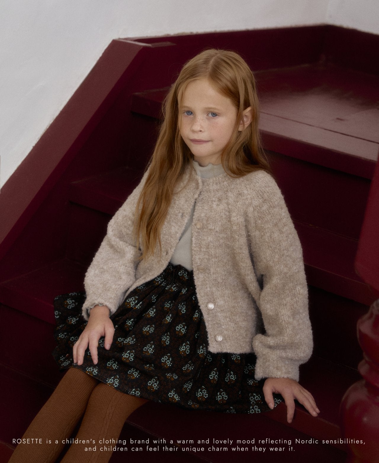 ［ROSETTE］Cloud knit cardigan