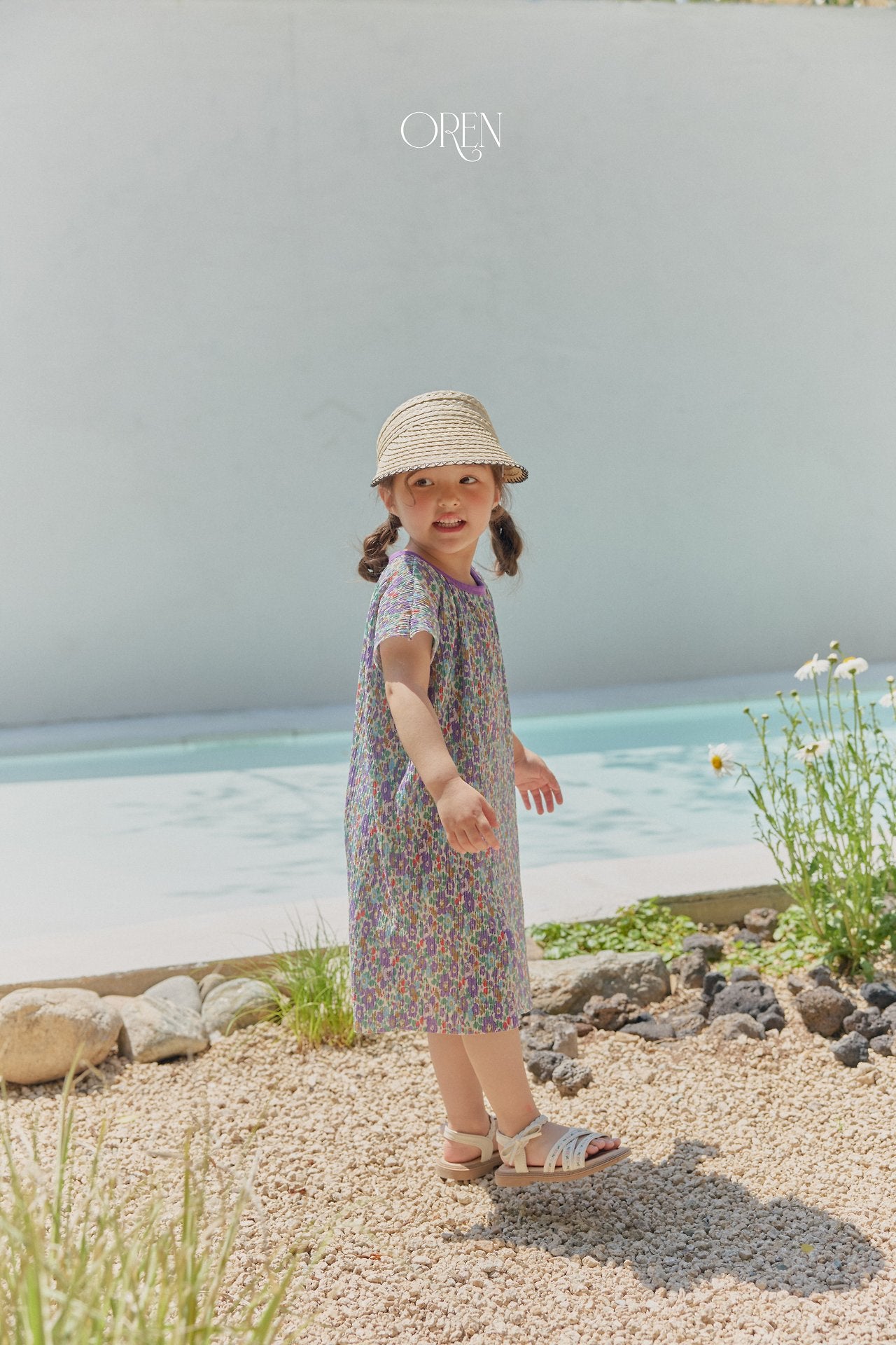 ［OREN］Rozy pleats one-piece