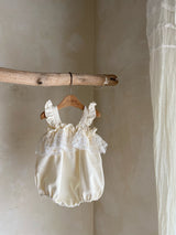 ［Anne shirley］Aria frill lace rompers