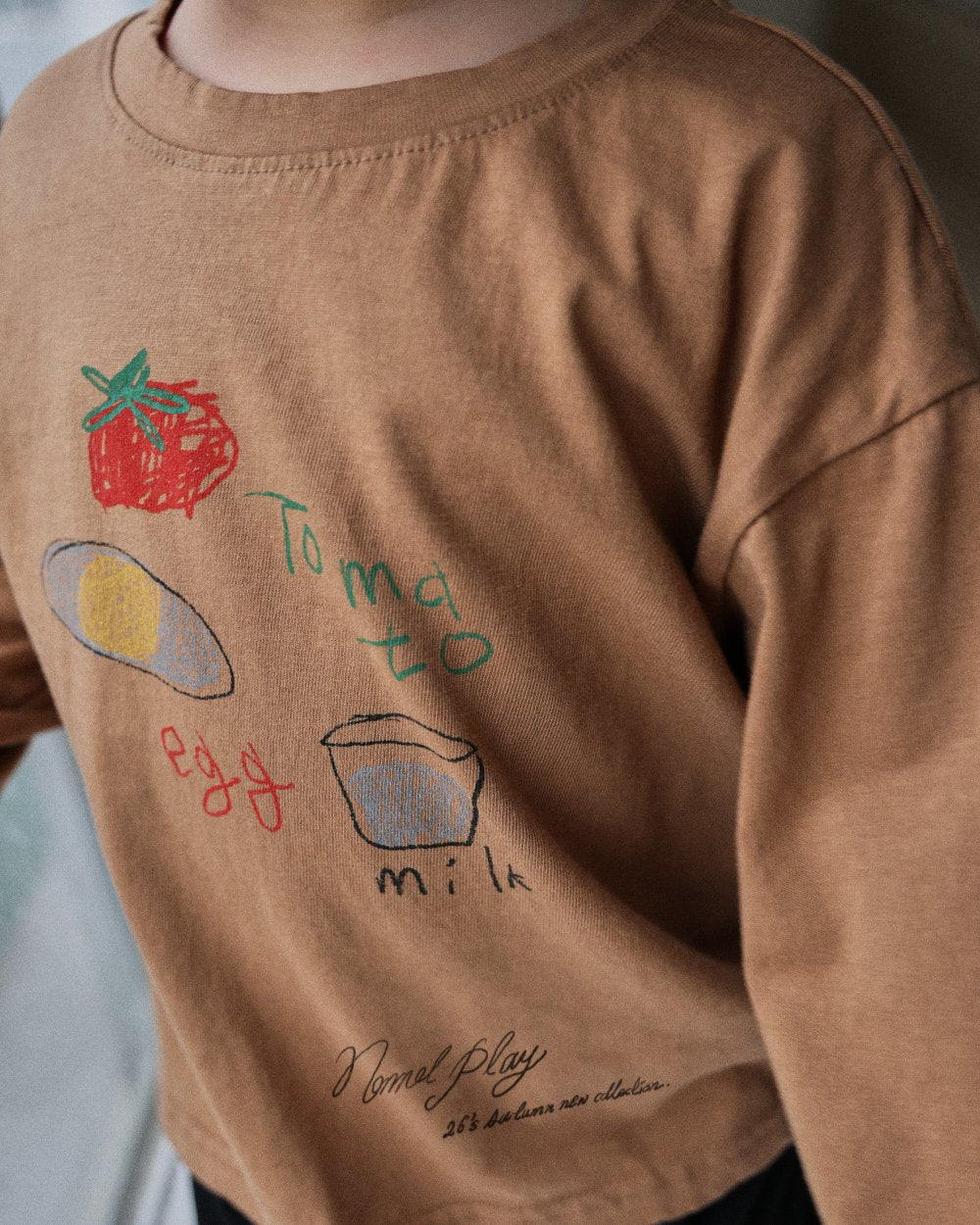 ［normalplay］Egg Long Sleeve Tee