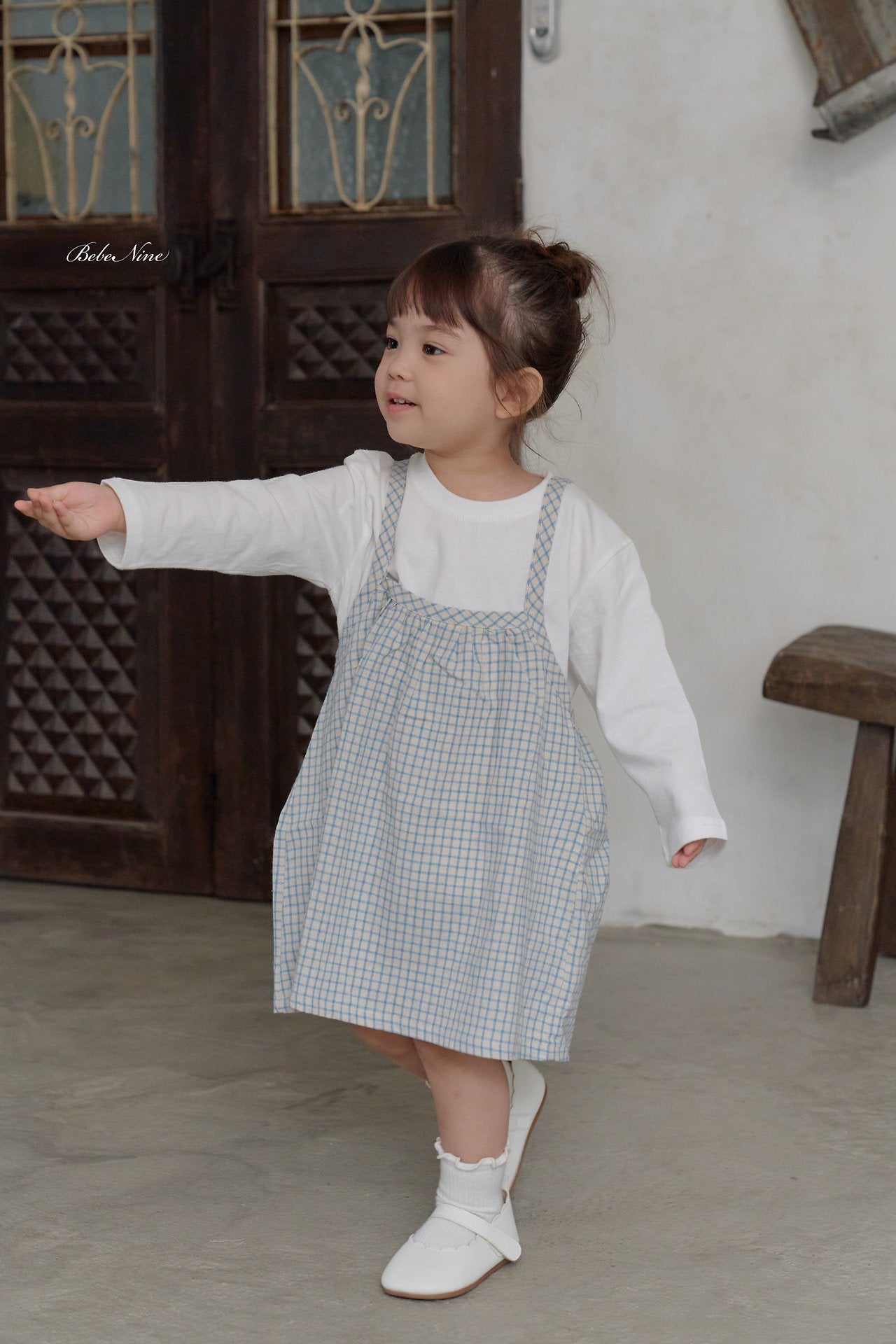 ［bebenine］Caramel Pinafore Skirt