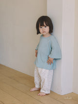 ［melmel］Strong twist 3/4 sleeve tee