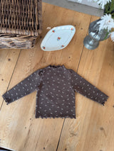 ［marron］Ribbon mellow neck tops