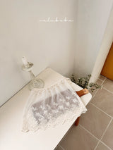 ［valubebe］Lace layered apron skirt (baby)