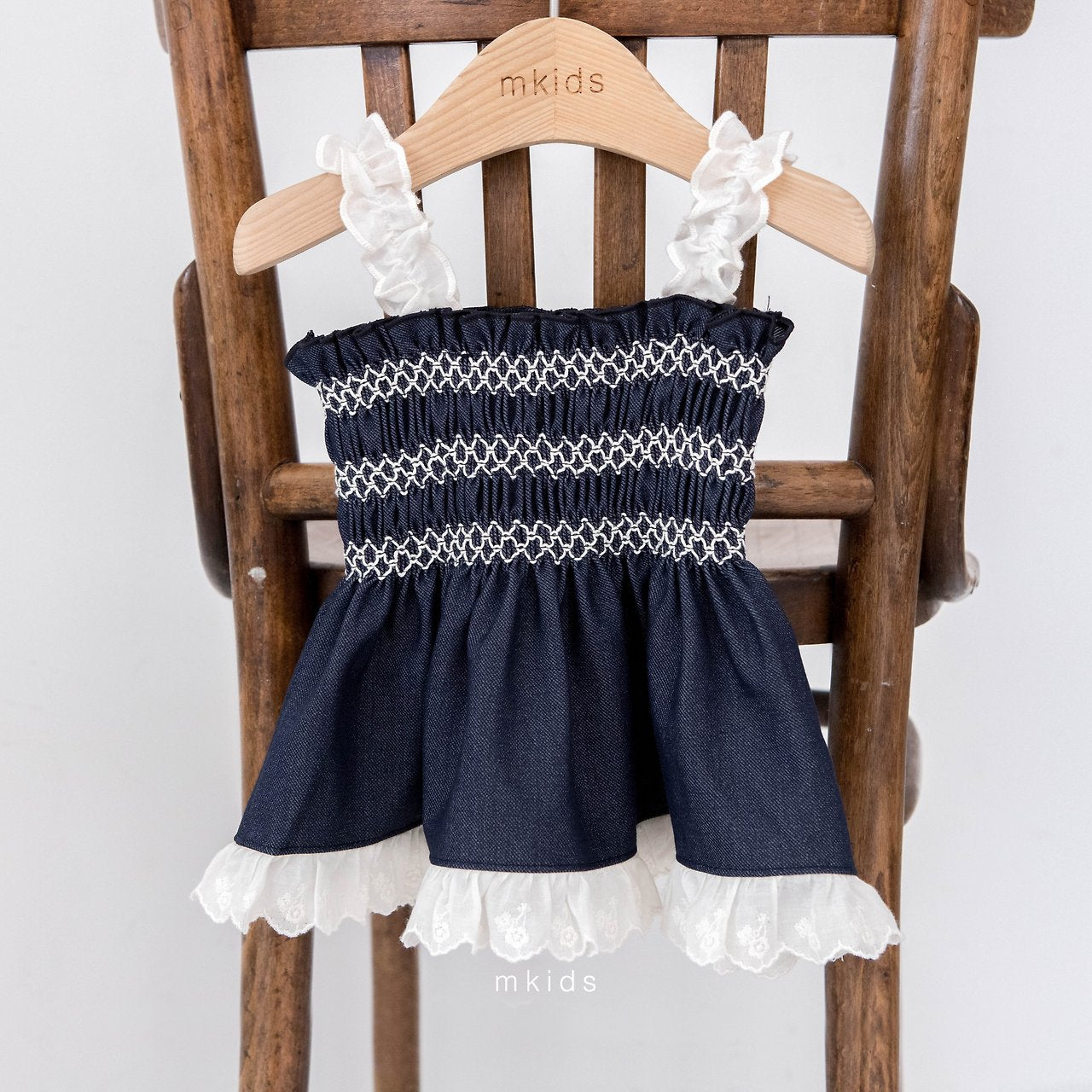 ［mkids］Bell smock blouse