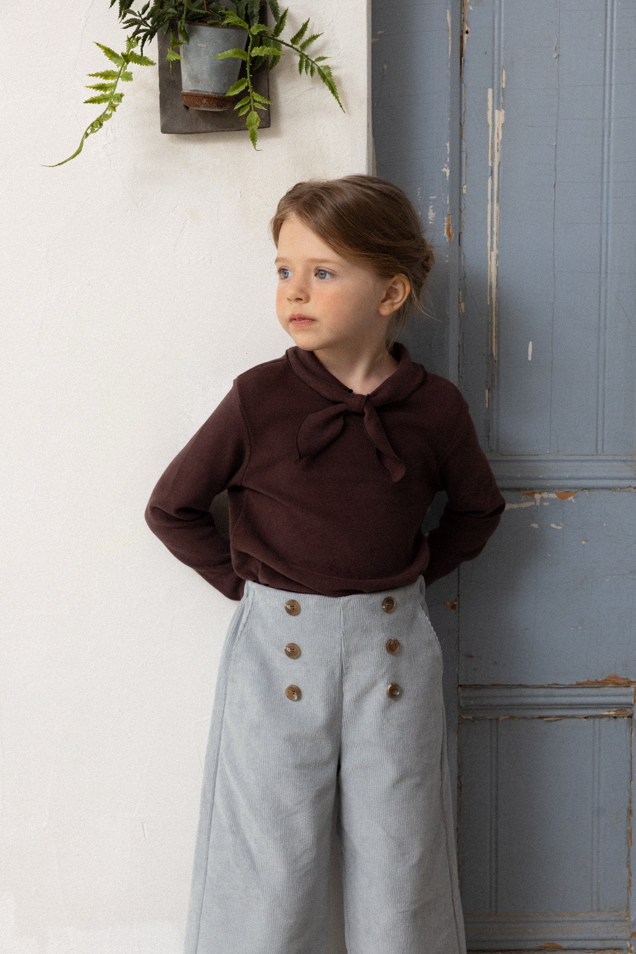 ［perrobebe］Bella ribbon tops