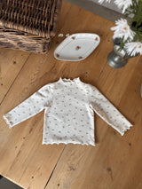 ［marron］Ribbon mellow neck tops